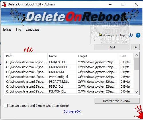 Delete.On.Reboot 3.29 free download