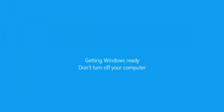 Getting ready windows 10 сколько ждать