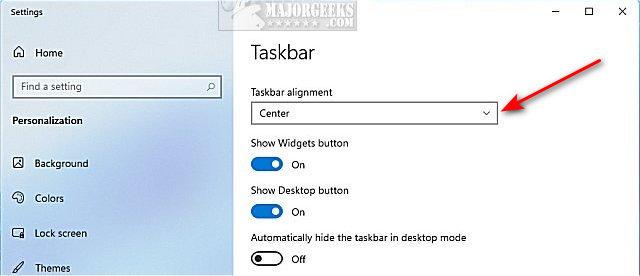 How To Move The Centered Taskbar Back To The Left In Windows 11