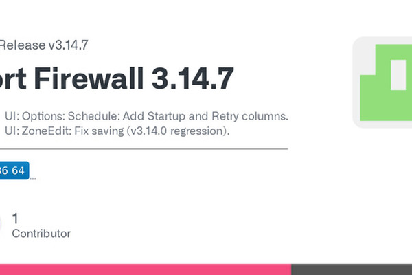 Fort Firewall 3.14.7 released