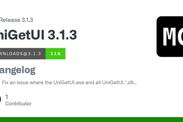 UniGetUI 3.1.4 beta 1 released