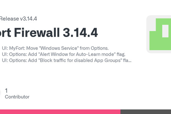 Fort Firewall 3.14.4 released