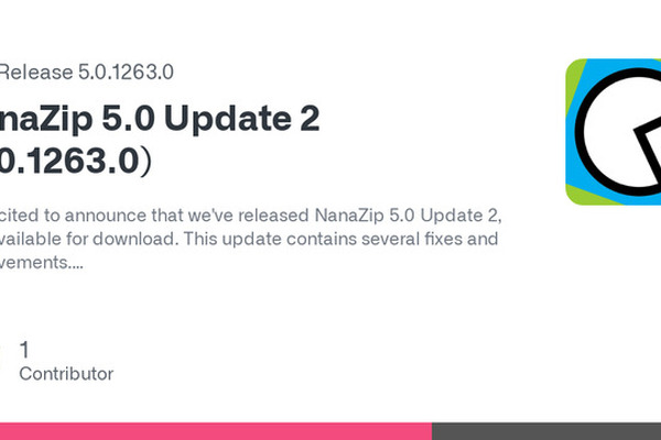 NanaZip 5.0 Update 2 (5.0.1263.0) released