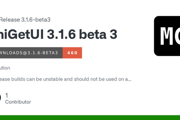 UniGetUI 3.1.6 Beta 3 released